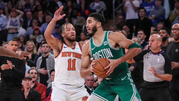 Jayson Tatum Celtics Jalen Brunson